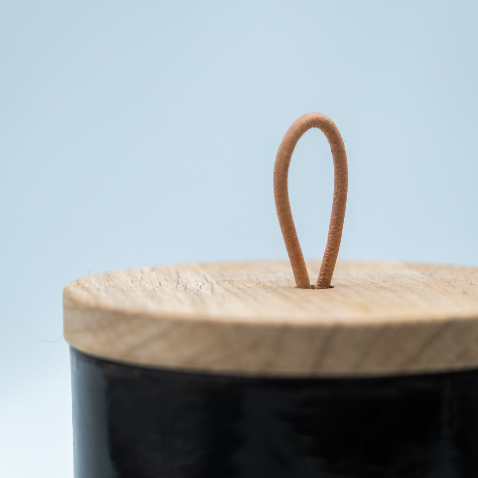 Krukke med lokk sort - PREG Interiør