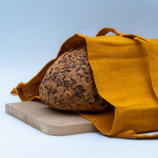 Lin brødpose sennepsgul - PREG Interiør