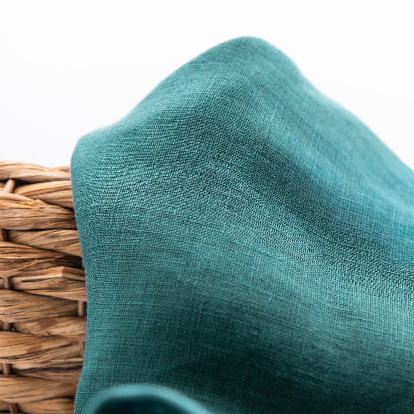 Lin kjøkkenhåndkle blålig grønn - PREG Interiør