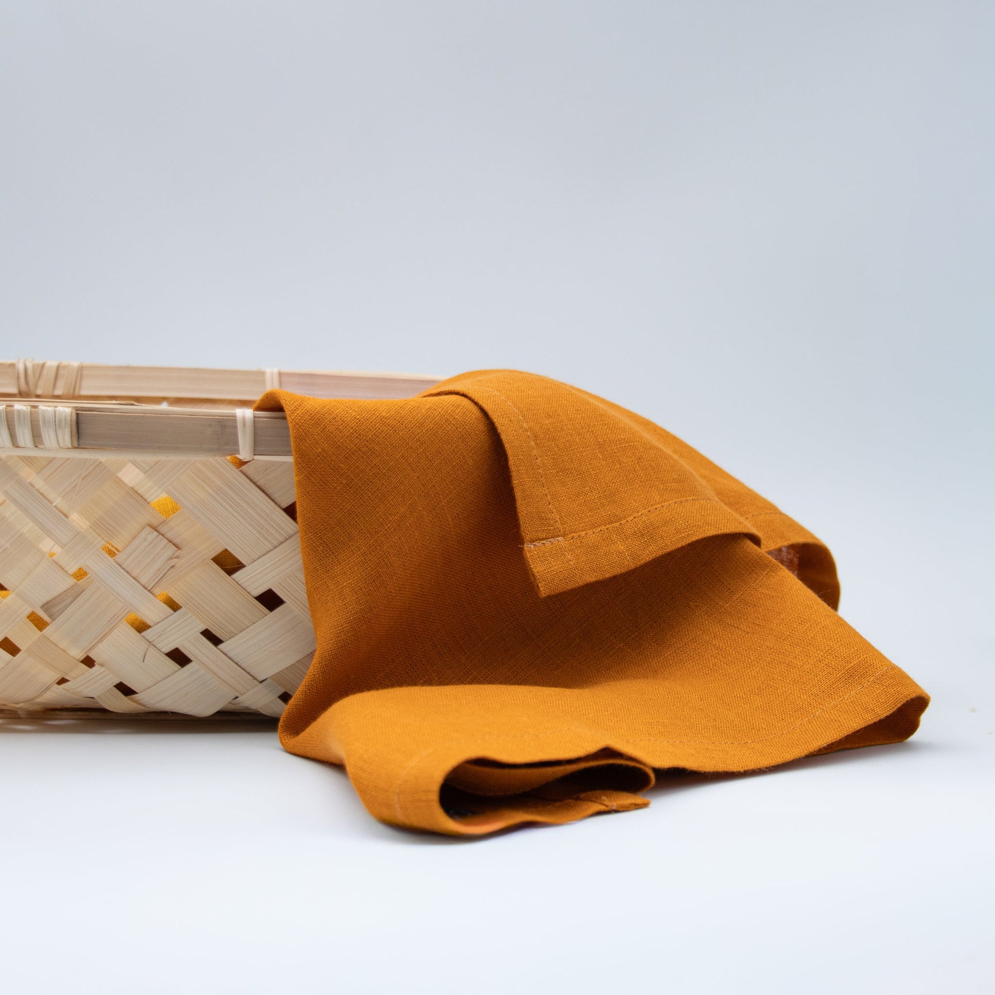 Lin Kjøkkenhåndkle Oker - PREG Interiør