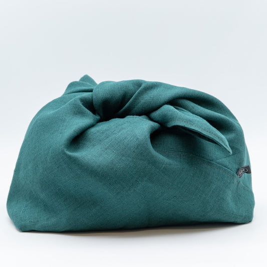 Lin knytekurv blålig grønn - PREG Interiør