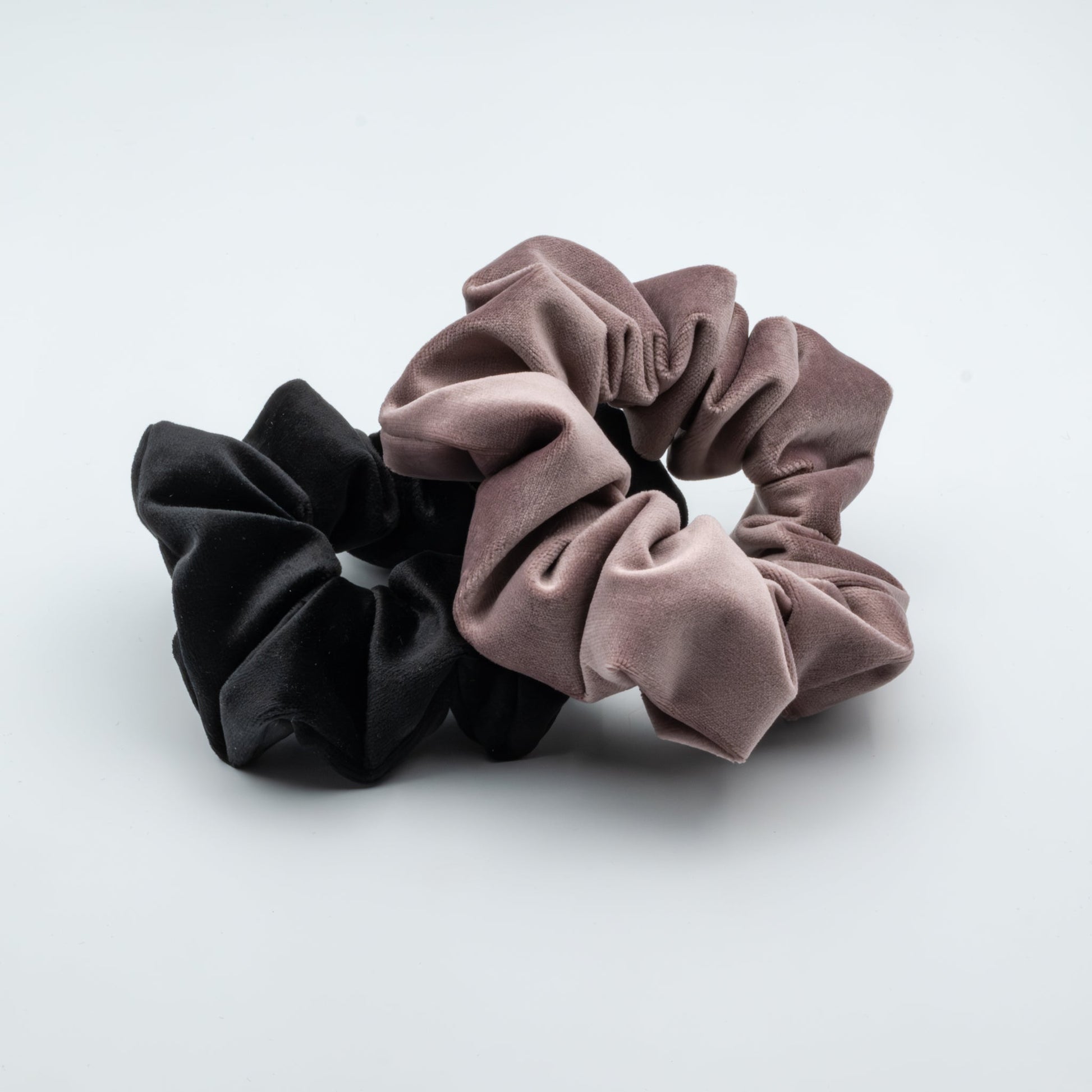 Scrunchie velour gammelrosa - PREG Interiør
