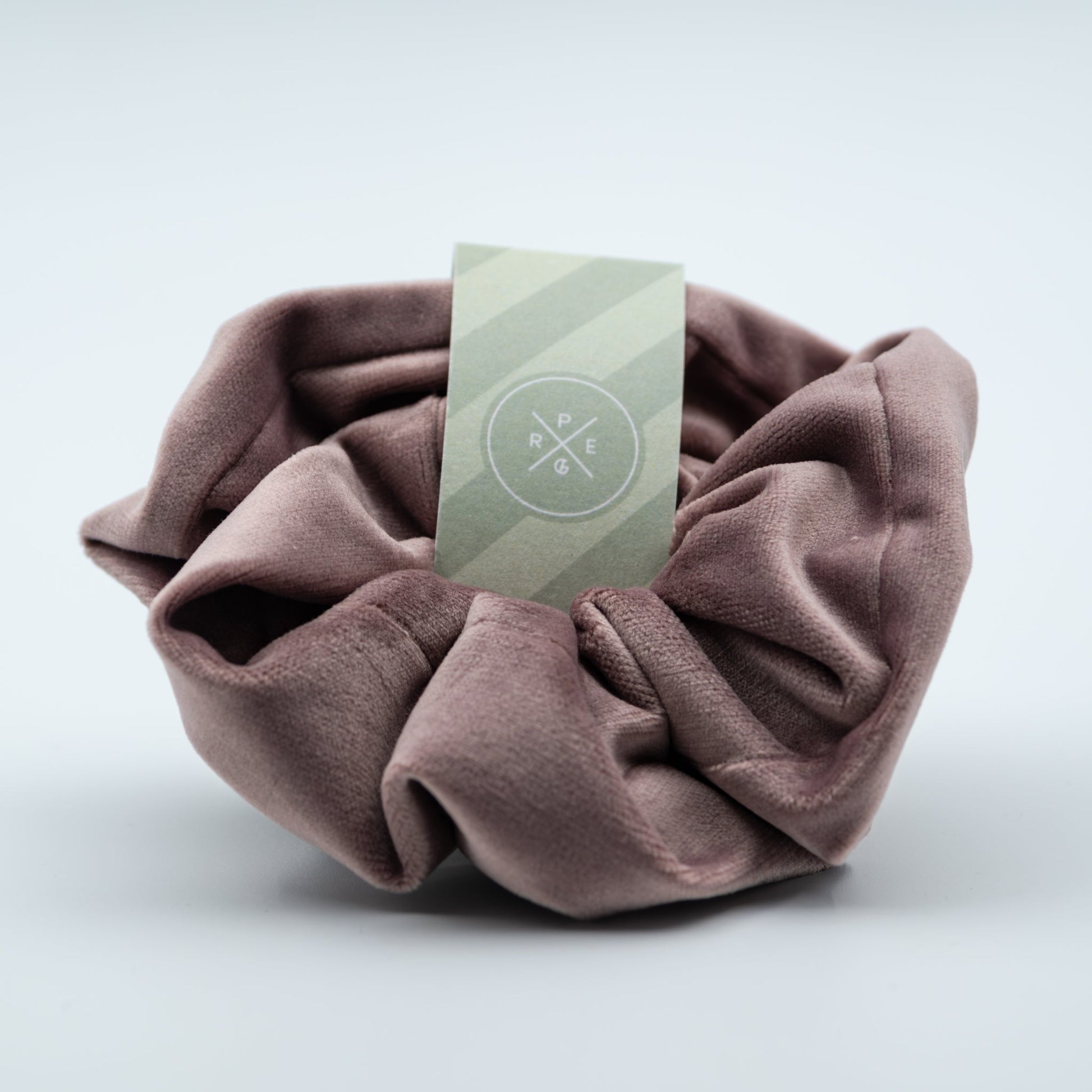 Scrunchie velour gammelrosa - PREG Interiør