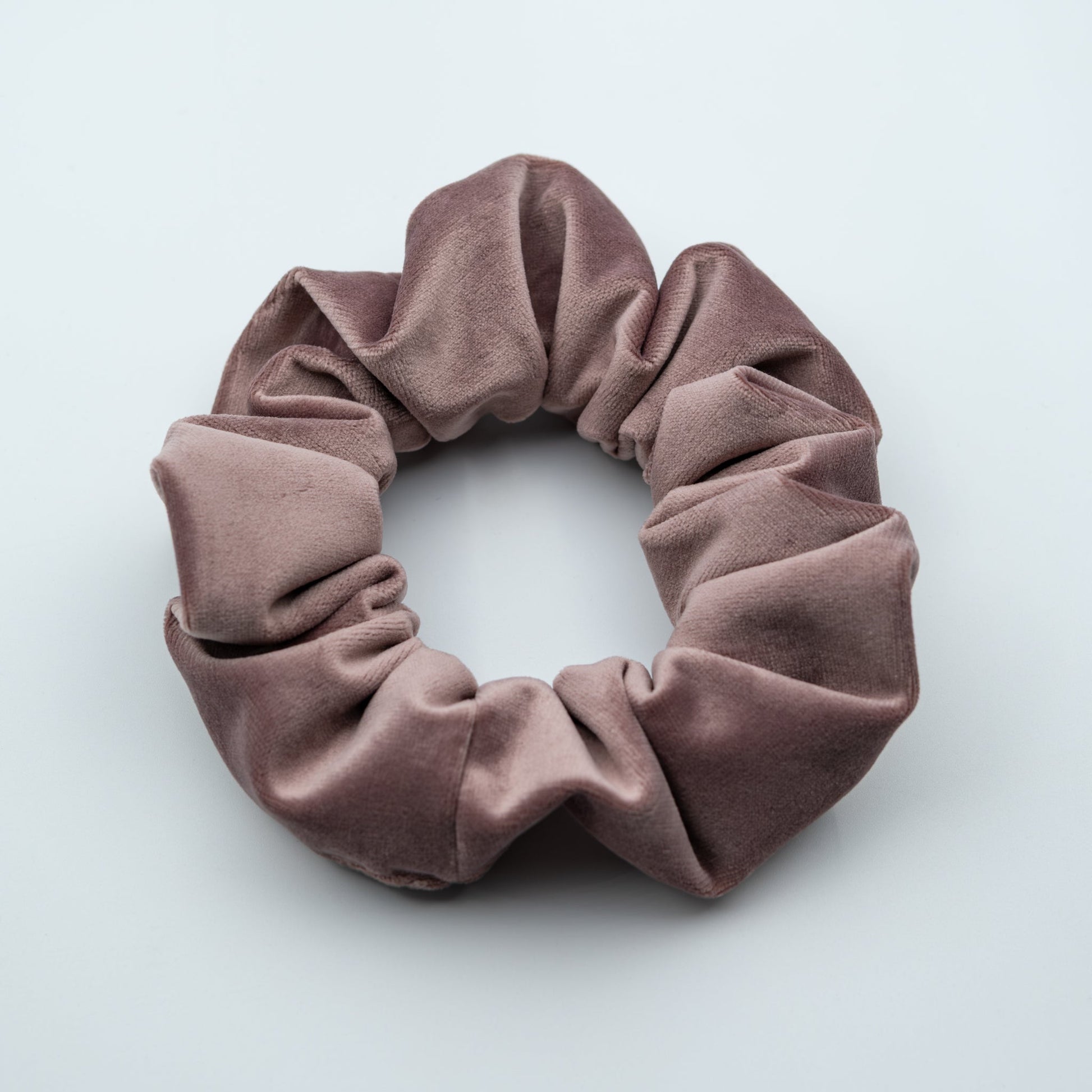 Scrunchie velour gammelrosa - PREG Interiør