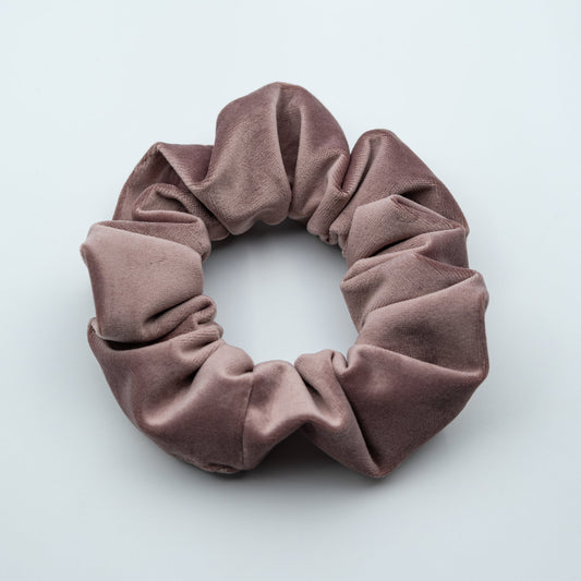 Scrunchie velour gammelrosa - PREG Interiør