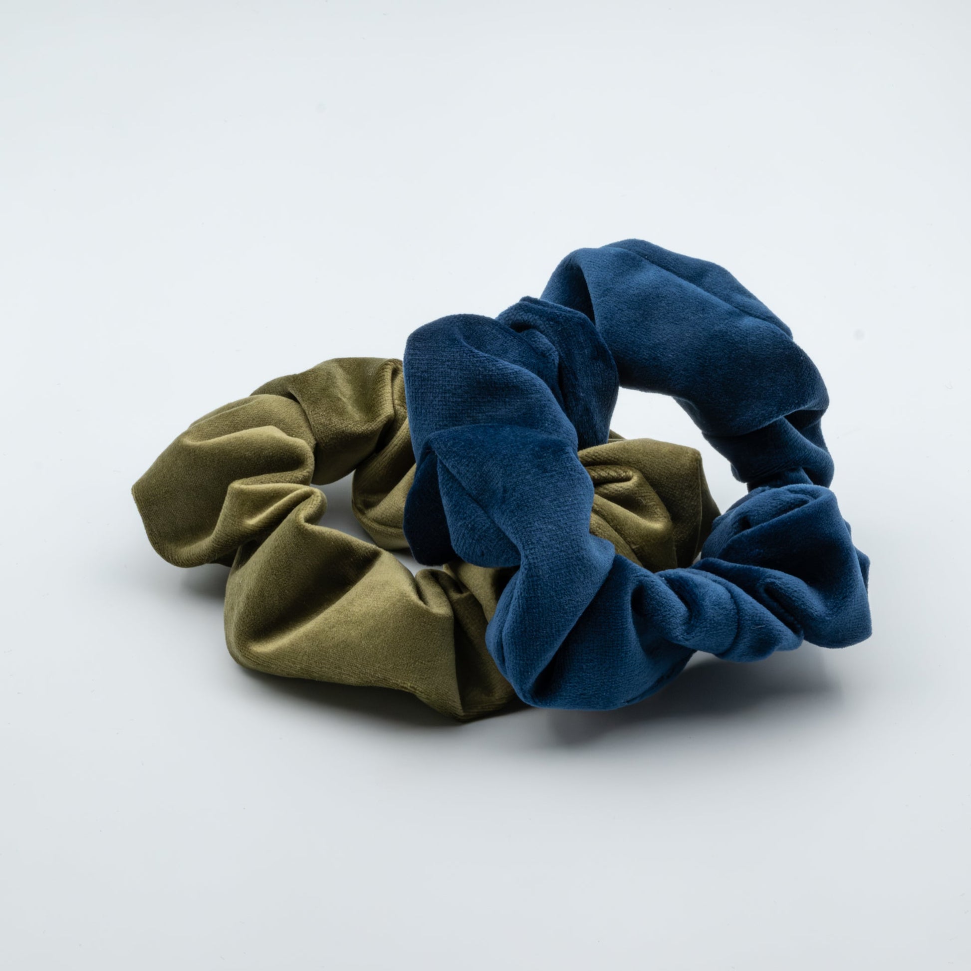 Scrunchie velour mørk blå - PREG Interiør