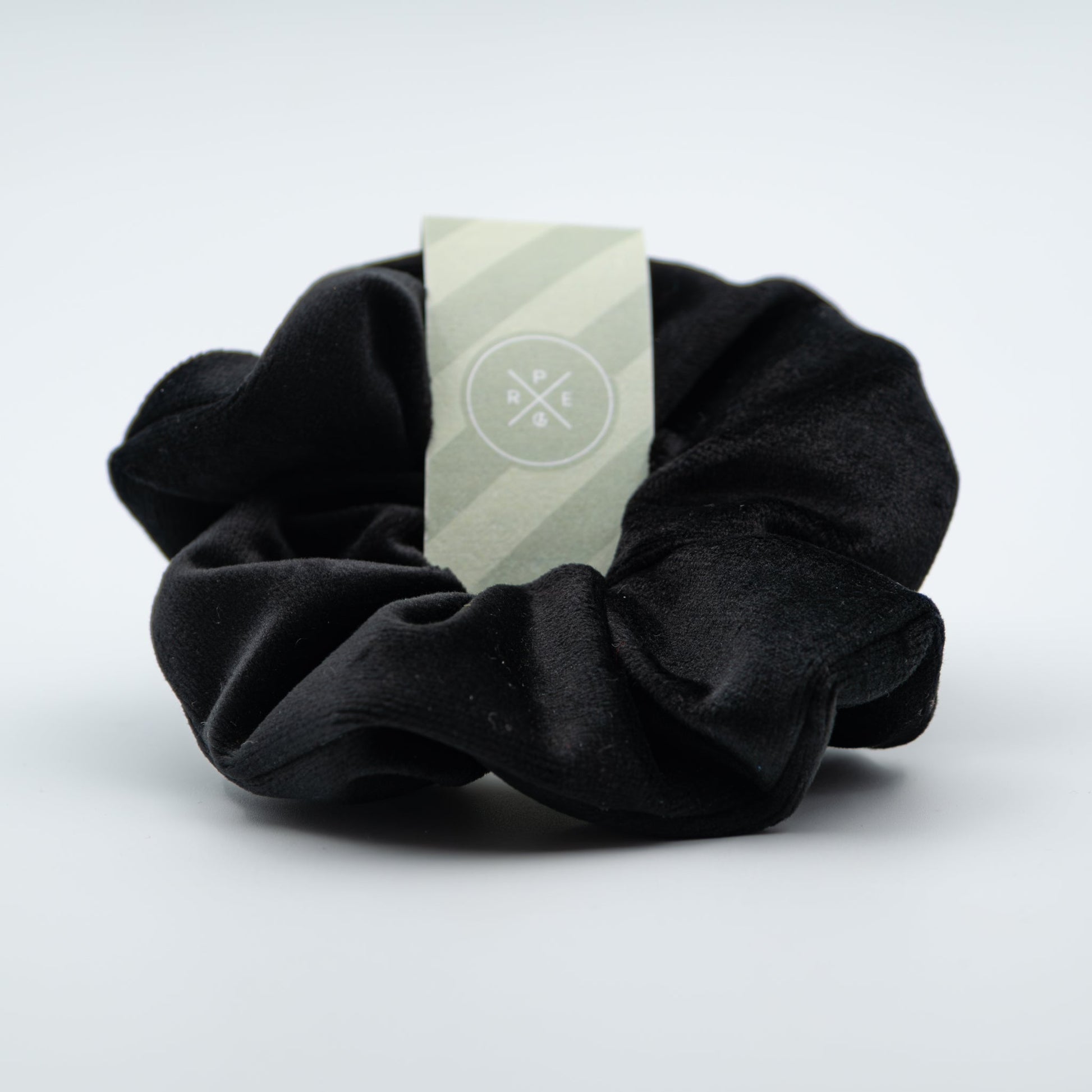 Scrunchie velour sort - PREG Interiør