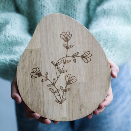 FJØL MED BLADMØNSTER - PREG Interiør