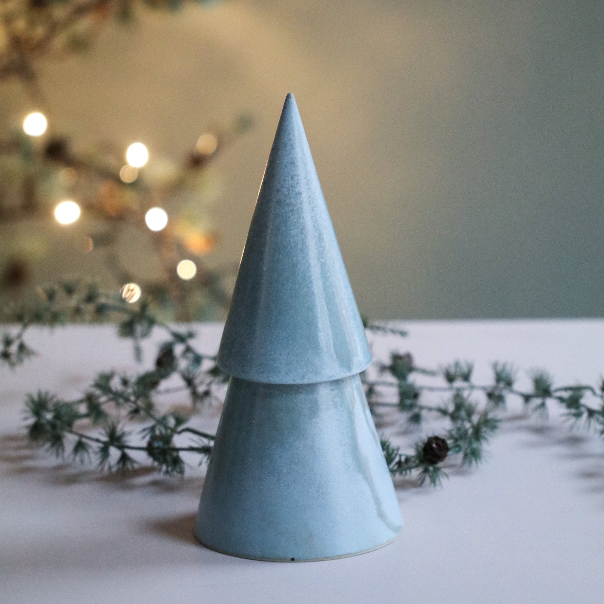 Juletre stort grazie lyseblå - PREG Interiør