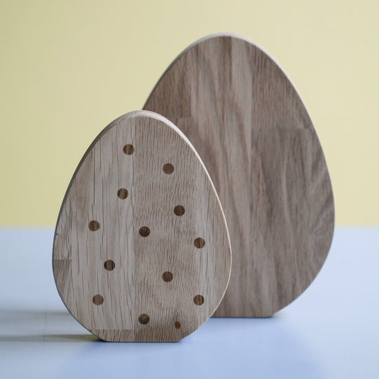 Påskeegg eik stort - PREG Interiør